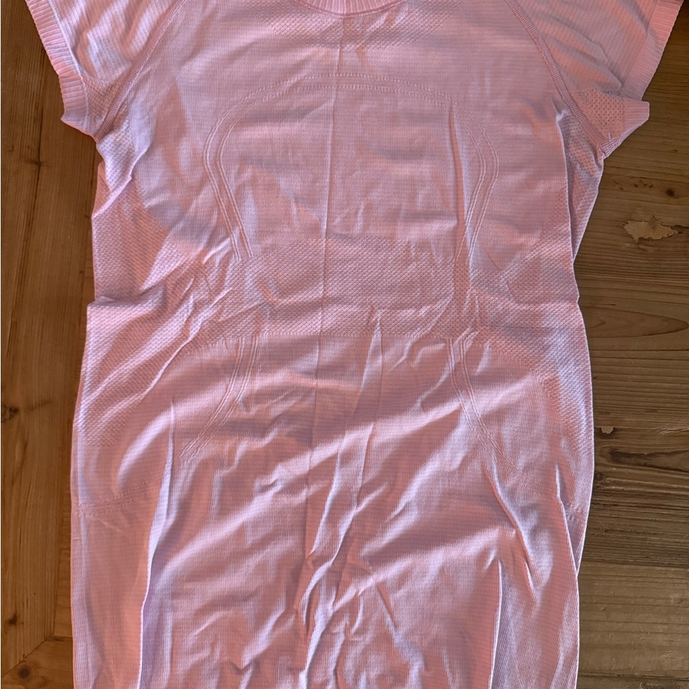 Pink Athletic T-Shirt. Lulu size 8